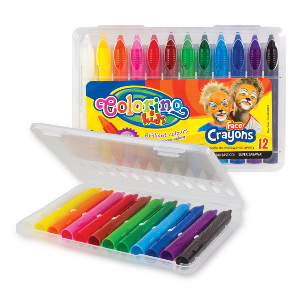 Colorino boje za lice u etuiju, u tubicama – 12 boja