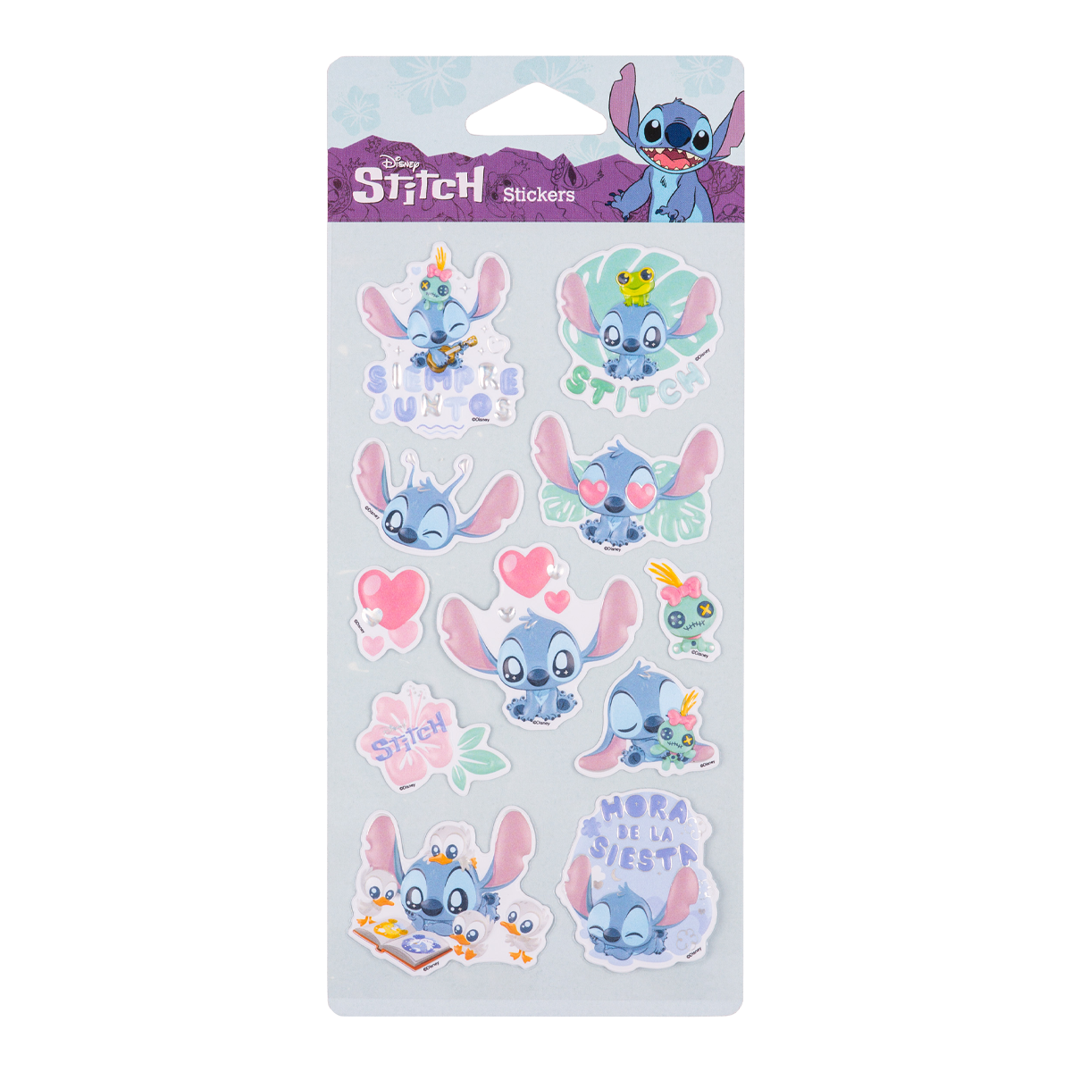 Colorino Pop-Up naljepnice Stitch Pastel 1, mix motiva