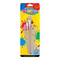 Colorino set kistova - ravni i okrugli, 8 kom