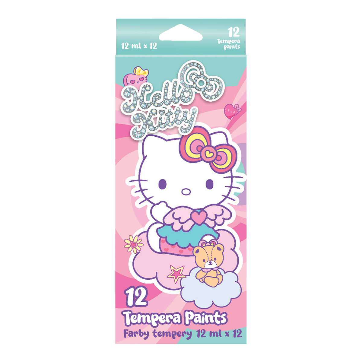 Colorino tempere Hello Kitty u tubi, 12 boja