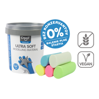 Creall masa za modeliranje Ultra soft, 5 g, posudica, miks boja – × 60 pastelnih