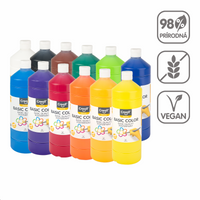 Creall tempere, 1 000 ml, razne boje – 12 ×