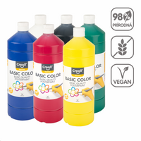 Creall tempere, 1 000 ml, razne boje – 6 ×