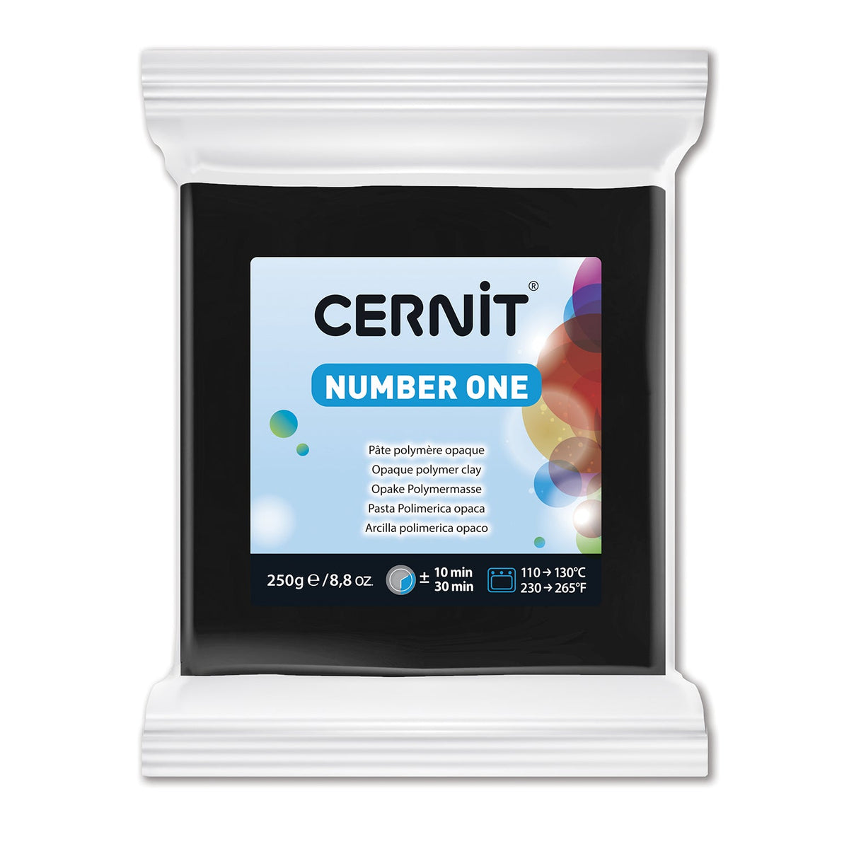 Masa za modeliranje Cernit NUMBER ONE 250g | izaberite boju – Black