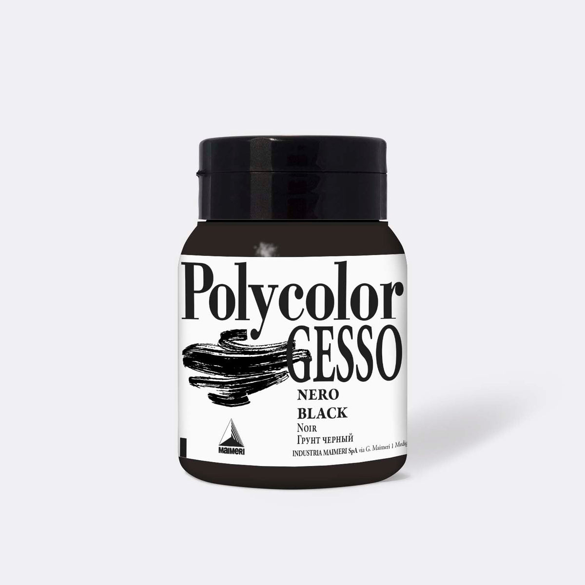 Crni akrilni gesso Maimeri Polycolor 500 ml