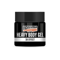 Crni sjajni heavy body gel Pentart