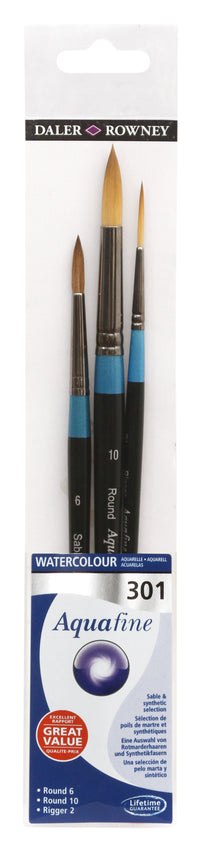 DALER ROWNEY Aquafine 301 set kistova za akvarel i gvaš - 3 kom