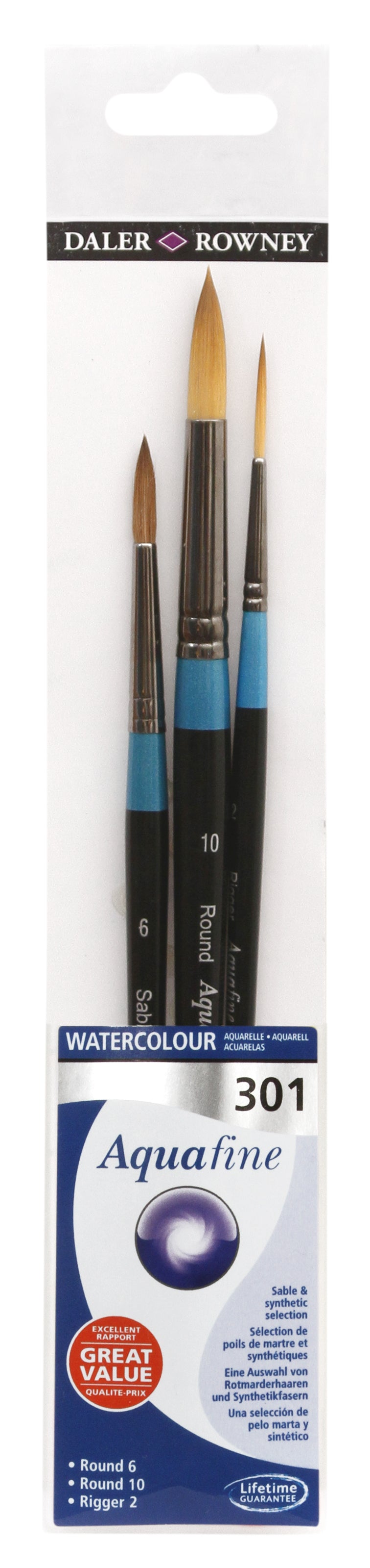 DALER ROWNEY Aquafine 301 set kistova za akvarel i gvaš - 3 kom