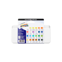 DALER ROWNEY Aquafine akvarelni putni set 24 poluposudica s kistom