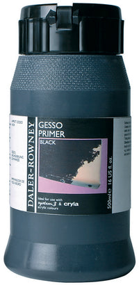 DALER ROWNEY D&R Artist crni gesso 500 ml