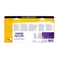 DALER ROWNEY Graduate set akrilnih boja 12 x 22 ml