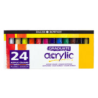 Set akrilnih boja DALER ROWNEY Graduate 24 x 22 ml