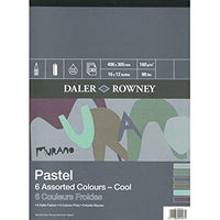 Papir za pastel DALER ROWNEY Murano Cool 40,6 x 30,5 cm, 160 g - 30 listova