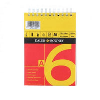 DALER ROWNEY D&R Red & Yellow skic blok A6 150 g 25L lijepljeni
