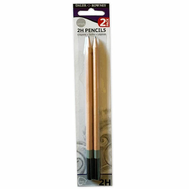 Grafitne olovke DALER ROWNEY Simply 2H - 2 kom