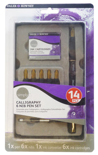Kaligrafski set DALER ROWNEY Simply 14 kom s priborom