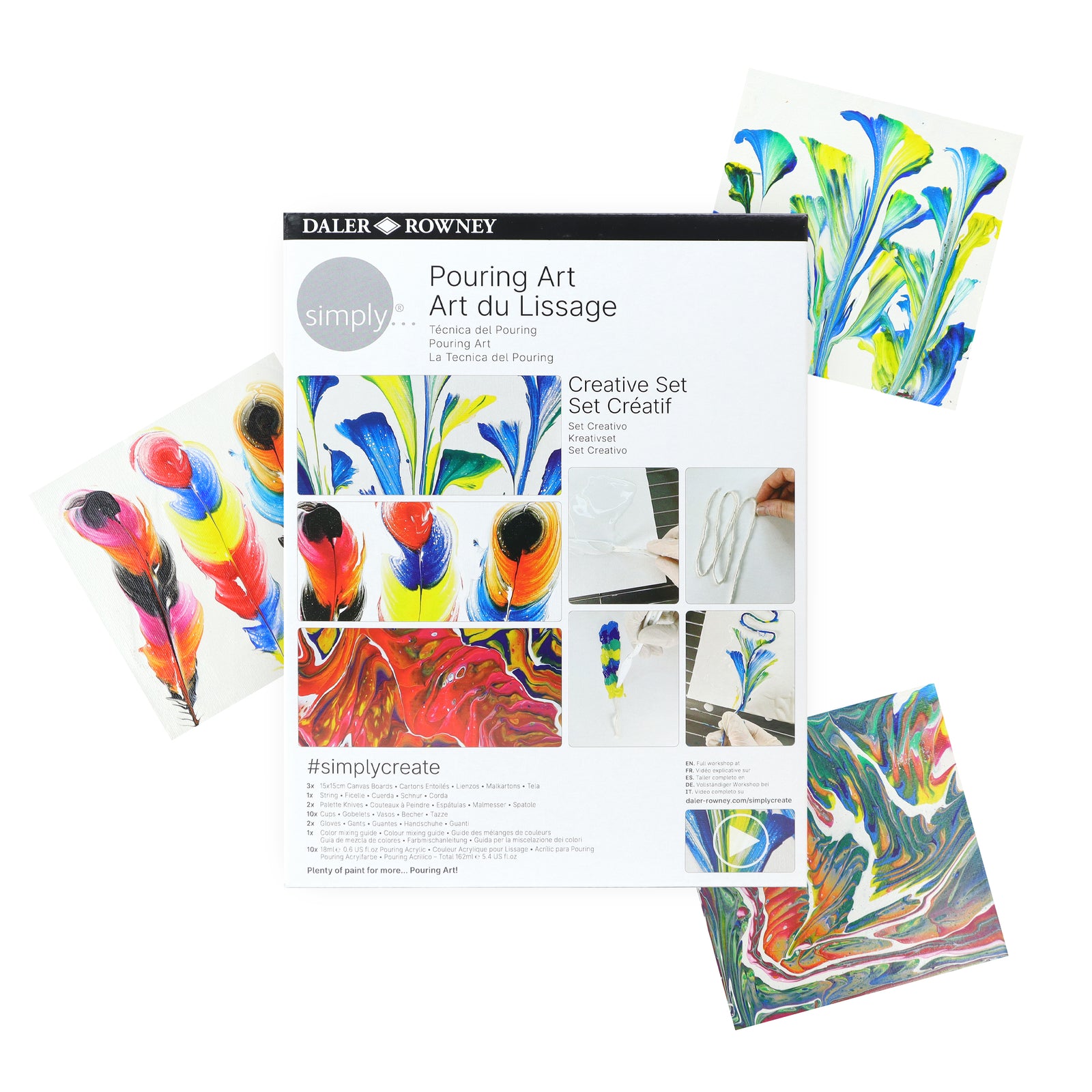DALER ROWNEY D&R Simply kompletni set za pouring