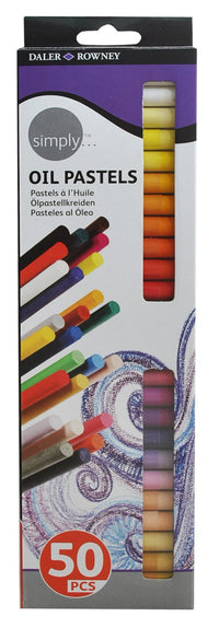 Uljani pasteli DALER ROWNEY Simply – set od 50 kom