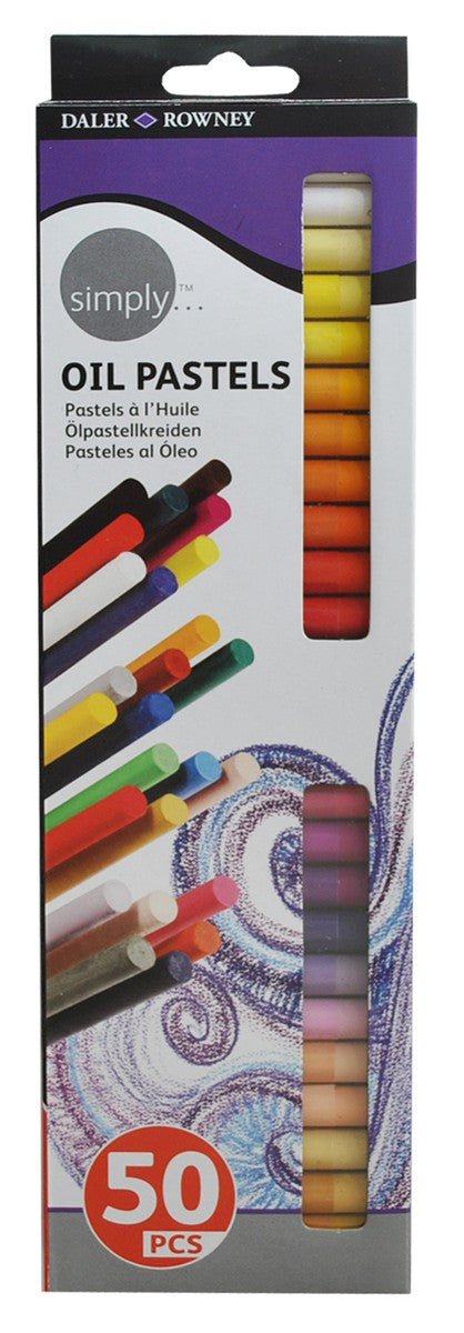 Uljani pasteli DALER ROWNEY Simply – set od 50 kom