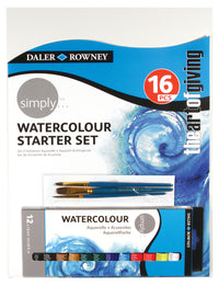 DALER ROWNEY Simply set akvarel boja 12 kom s priborom