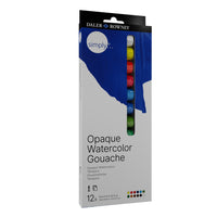 DALER ROWNEY Simply set gvaš boja 12 x 12 ml