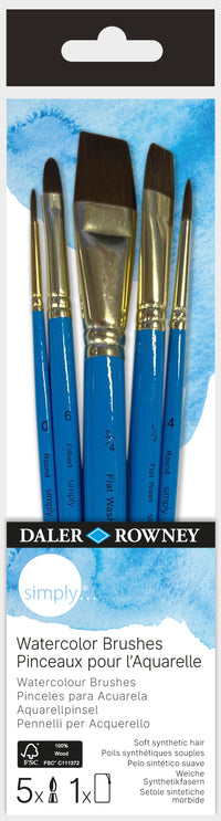 DALER ROWNEY Simply set kistova za akvarel - 5 kom