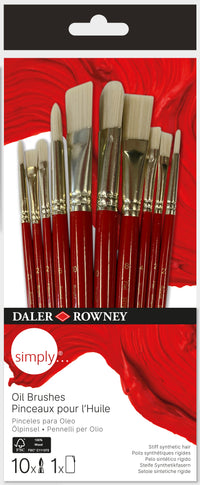 DALER ROWNEY Simply set kistova za ulje 10 kom