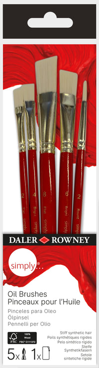 DALER ROWNEY D&R Simply set kistova za ulje 5 kom