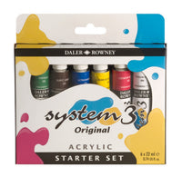 DALER ROWNEY System3 set akrilnih boja 6 x 22 ml