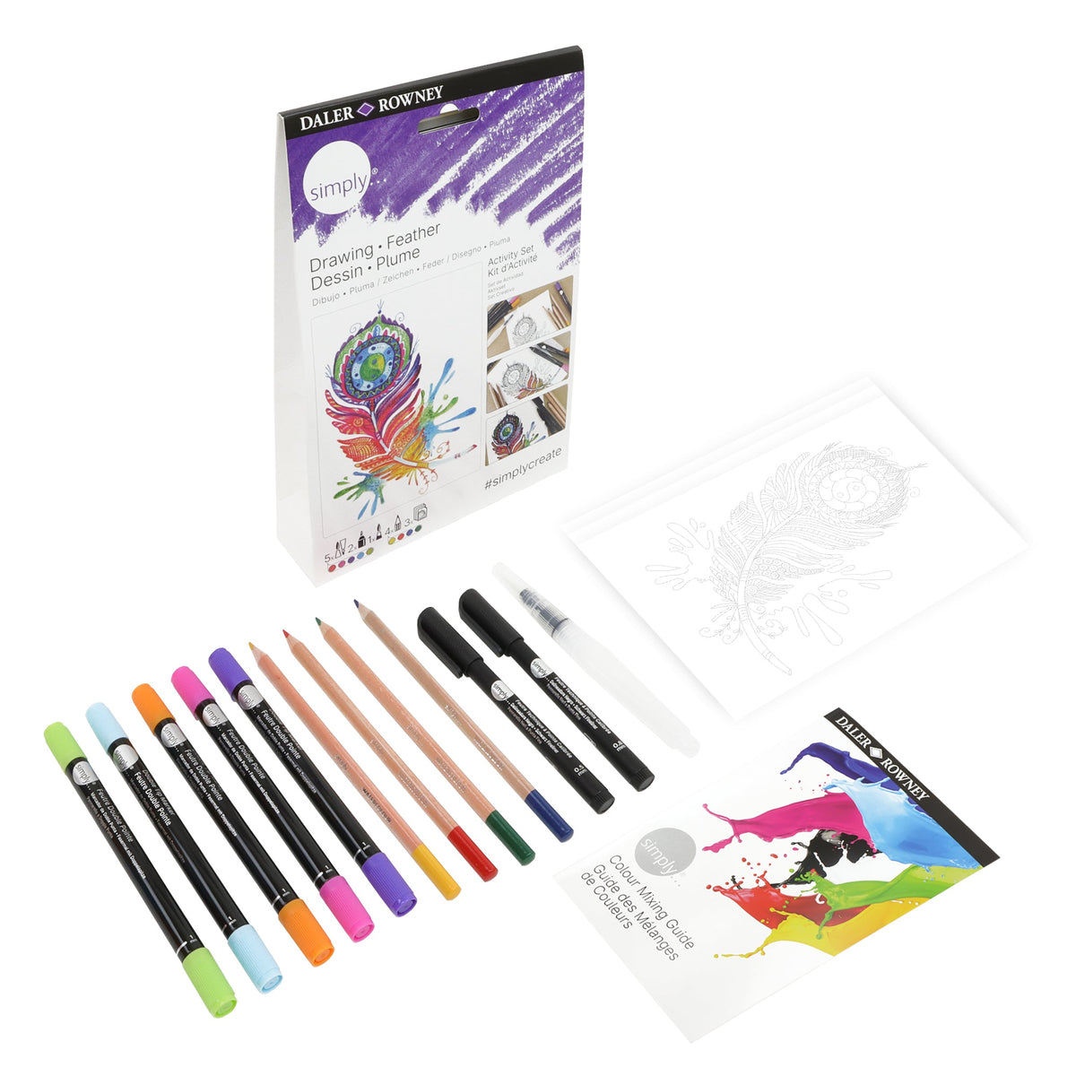 DALER ROWNEY D&R Simply početnički set za crtanje