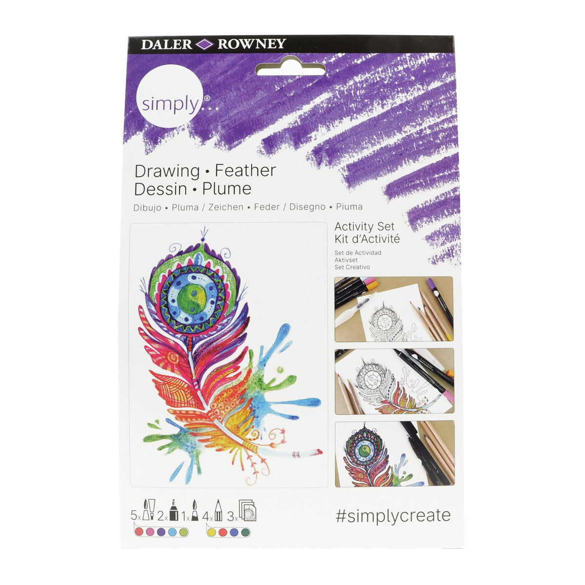 DALER ROWNEY D&R Simply početnički set za crtanje