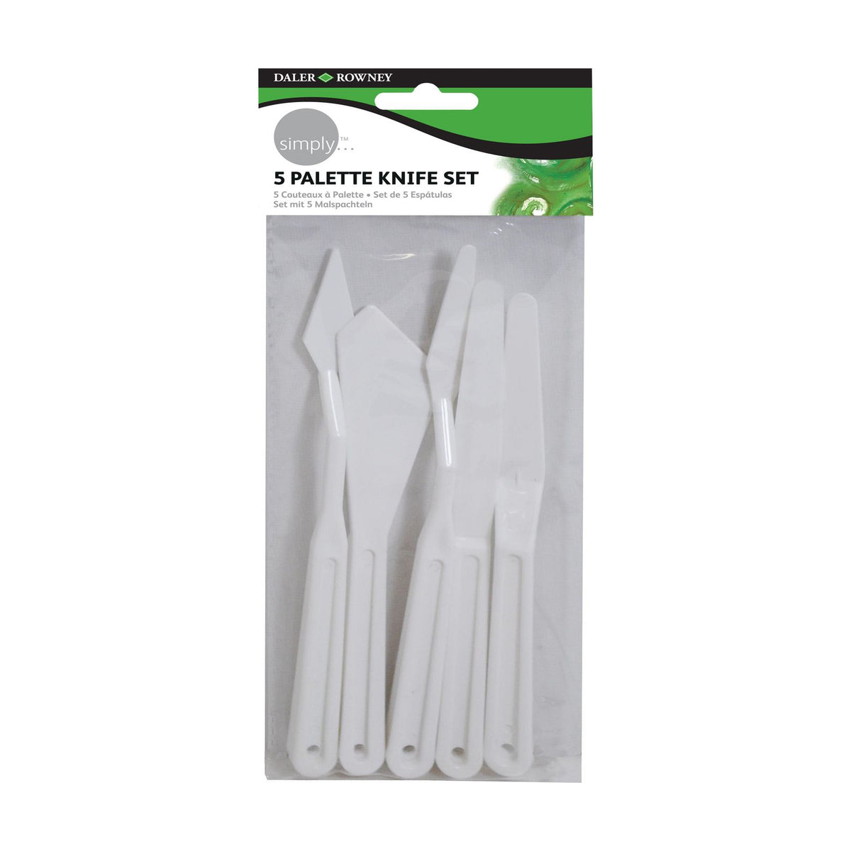 DALER ROWNEY D&R Simply set plastičnih špahtli 5 kom