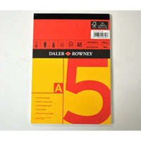 DALER ROWNEY Red & Yellow blok za skiciranje A5 150 g/m² 25 listova lijepljeni