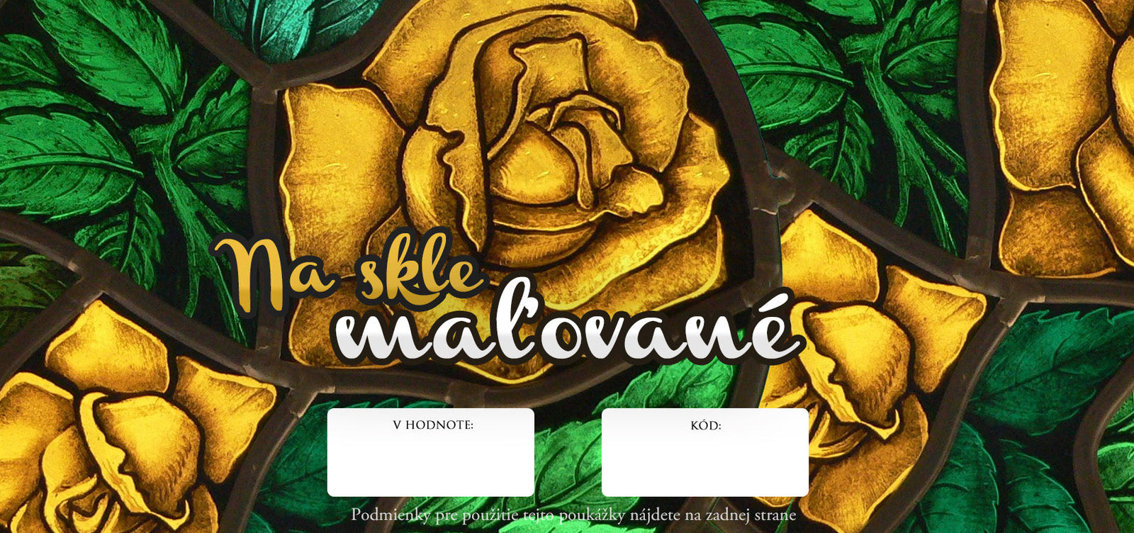 Darčekový POUKAZ - Na skle maľované — obrázok 5