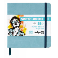 DARWI blok za skiciranje Soft Blue 14 x 14 cm 140 g 80 listova