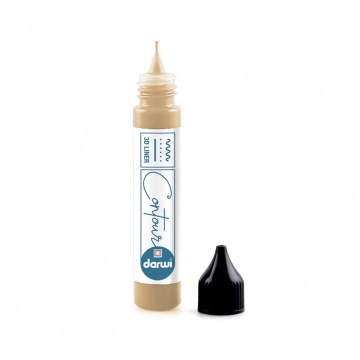 DARWI kontura vitraja 30 ml – zlatni