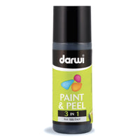 Boja za staklo koja se guli DARWI Paint & Peel 3u1 80 ml – crna