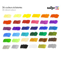 DARWI set akvarel bojica – 36 kom