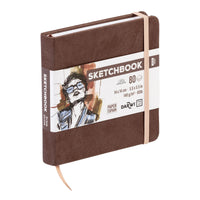 Blok za skiciranje DARWI Brown 14 x 14 cm 140 g 80L