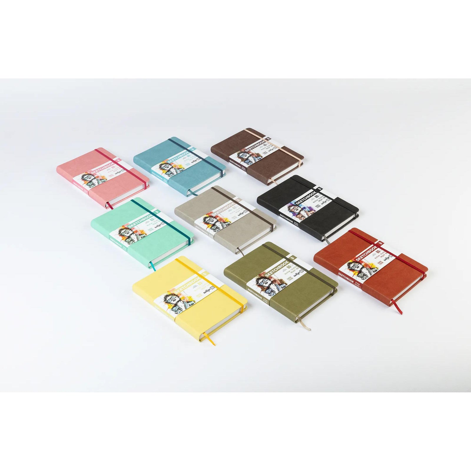 Blok za skiciranje DARWI Brown 14 x 14 cm 140 g 80L