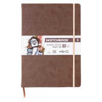 Blok za skiciranje DARWI Brown A4 140 g/m² 80 listova