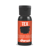 DARWI TEX boja za tekstil 50 ml – 100 crna