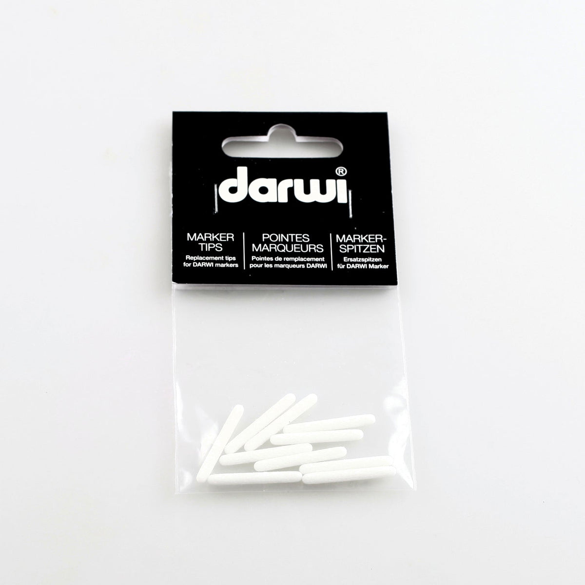 DARWI Tex Glitter zamjenski vrhovi za tekstil 2 mm – 10 kom