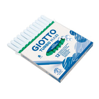Debeli perivi flomasteri GIOTTO Turbo Maxi 5 mm – travnatozelena