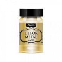 Dekoračná farba Pentart 100 ml metalická matná | rôzne farby — obrázok 2
