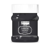 Dekorativna boja kreda Chalki Pentart 230 ml – crna
