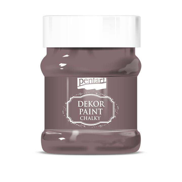 Dekorativna boja kreda Chalki Pentart 230 ml – zemlja ljubičasta