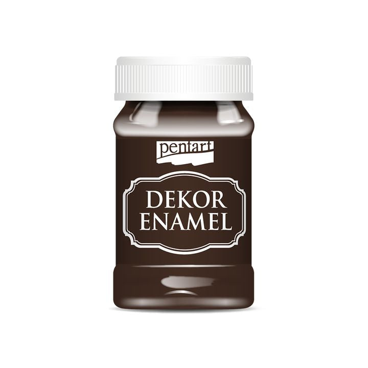 Dekorativni emajl Pentart 100 ml – smeđa