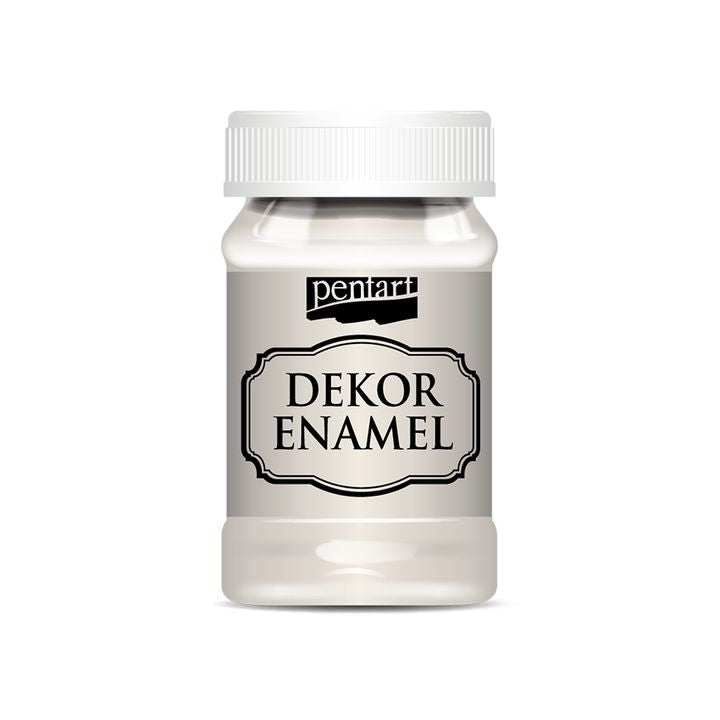 Dekorativni emajl Pentart 100 ml – krem-bijela