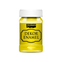 Dekorativni emajl Pentart 100 ml – žuta